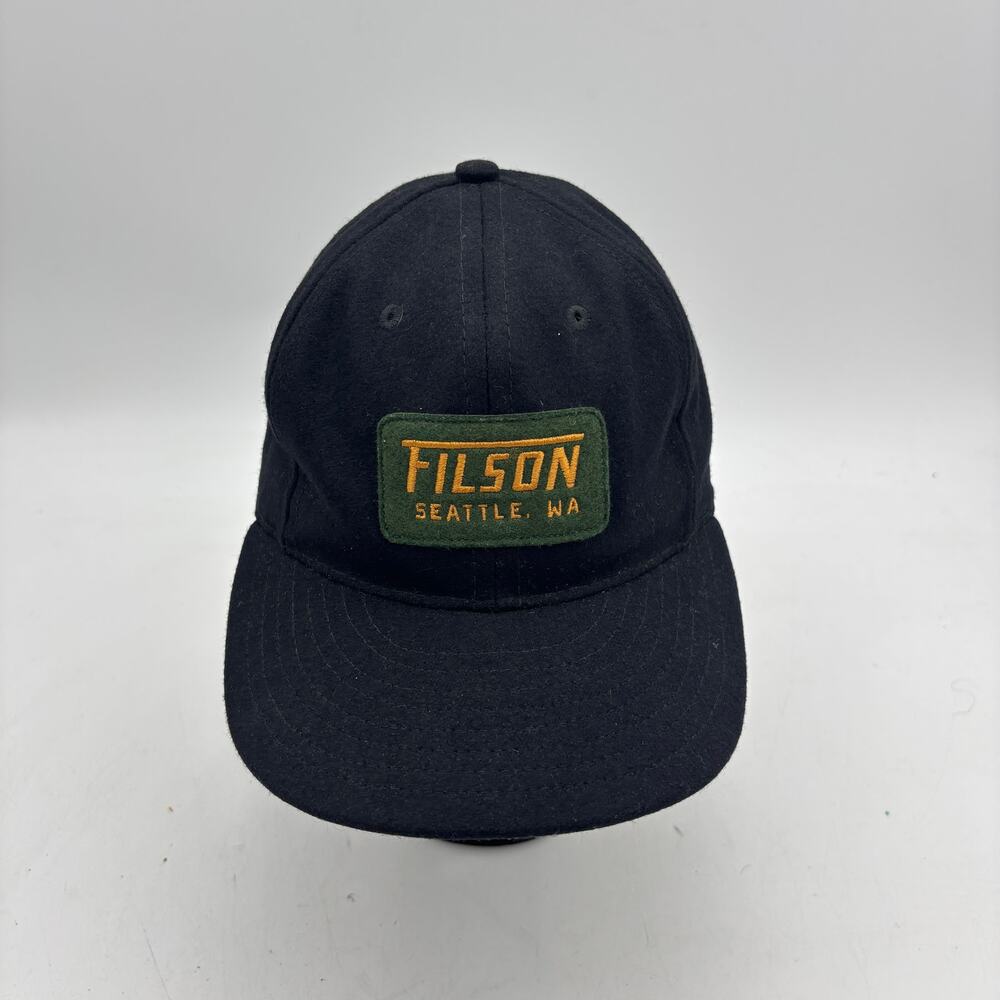 Filson x Ebbets Field Flannels Wool Hat Adjustable Cap Black